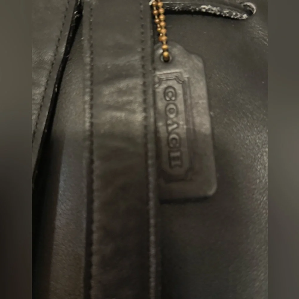 Coach Leather Backpack - Picture 5 of 12